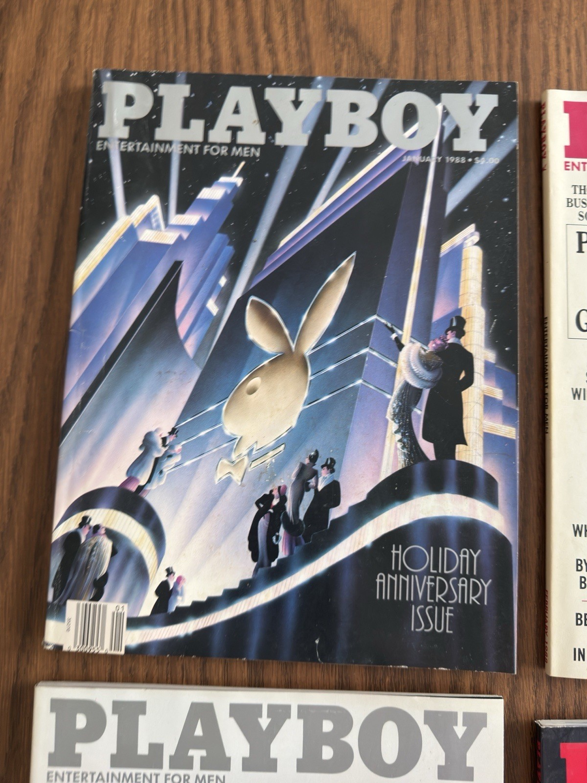 Playboy Magazine 1988 Complete Full Year Lot- Lot Of 12 – Centerfolds Intact