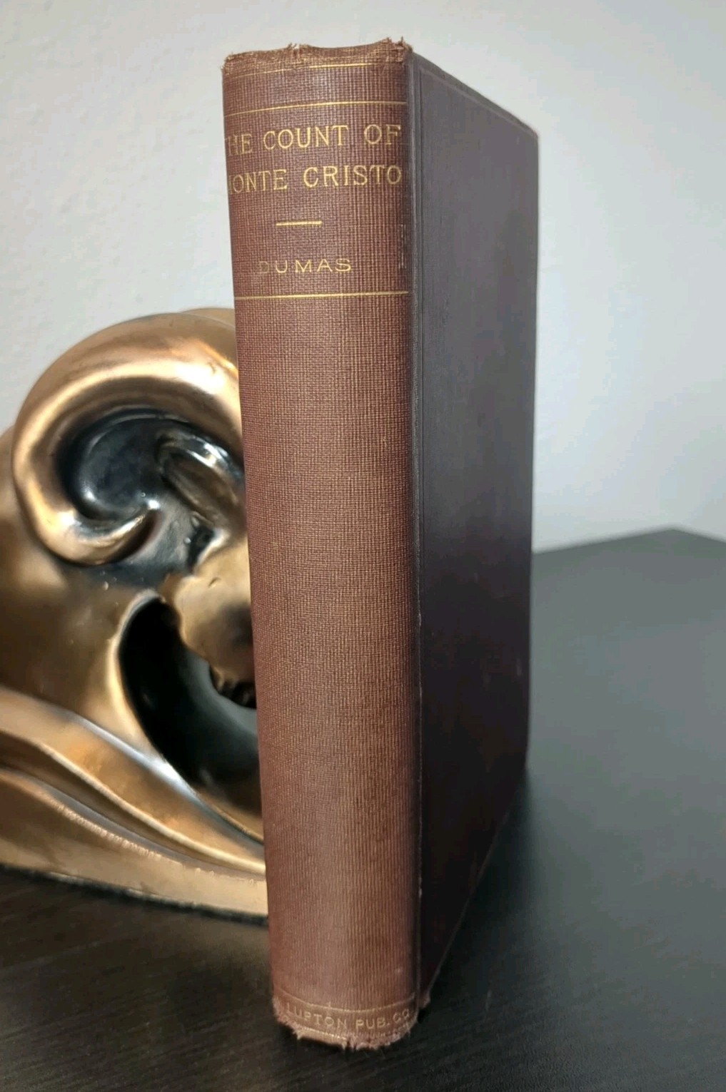 Alexander Dumas Count of Monte Cristo – 1890s Lupton One Volume Edition