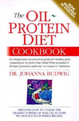The Oil-Protein Diet Cookbook – Paperback By Johanna Budwig – VERY GOOD