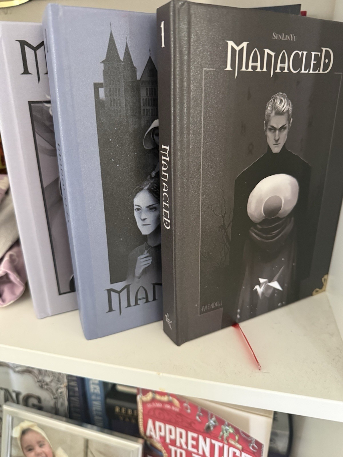 Manacled by SenLinYu 3-Volume Hardcover Set (Volumes 1-3) never used.
