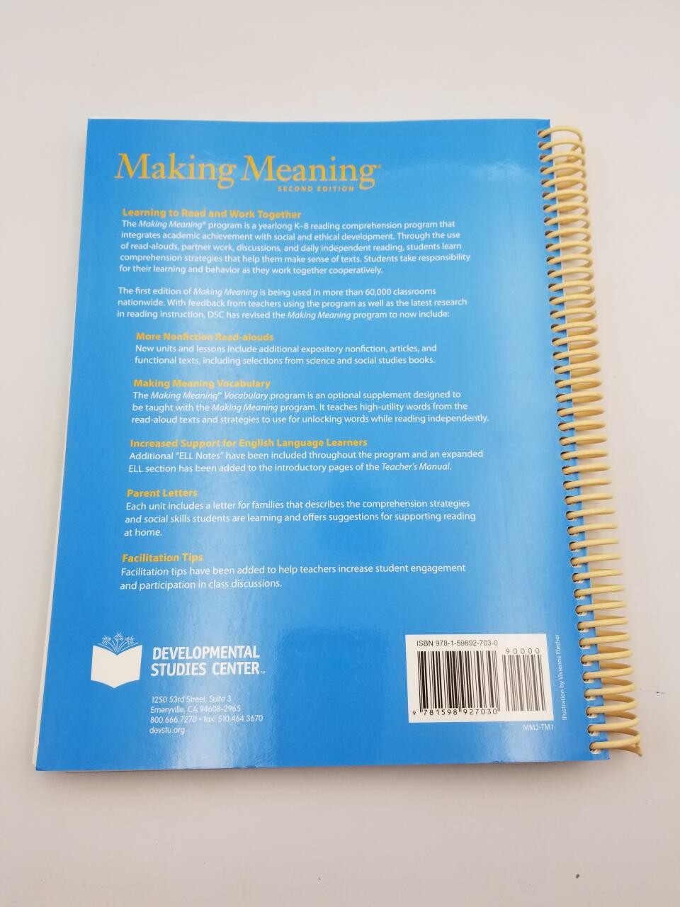 Making Meaning, 2nd Ed., Teacher?s Manual, Grade 1