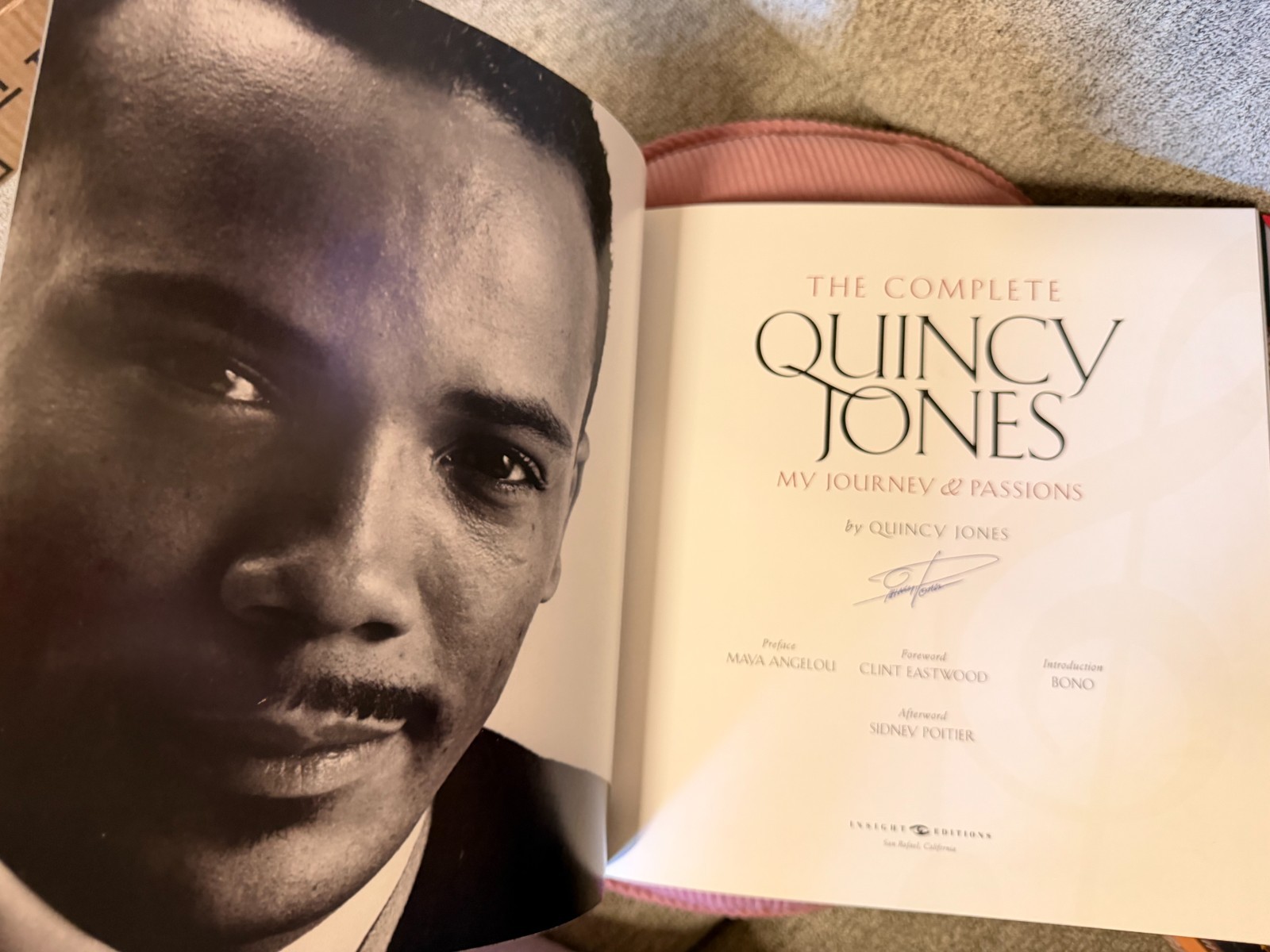 Quincy Jones: My Journey & Passions — 2008 Insight Editions — SIGNED — HC/DJ LN