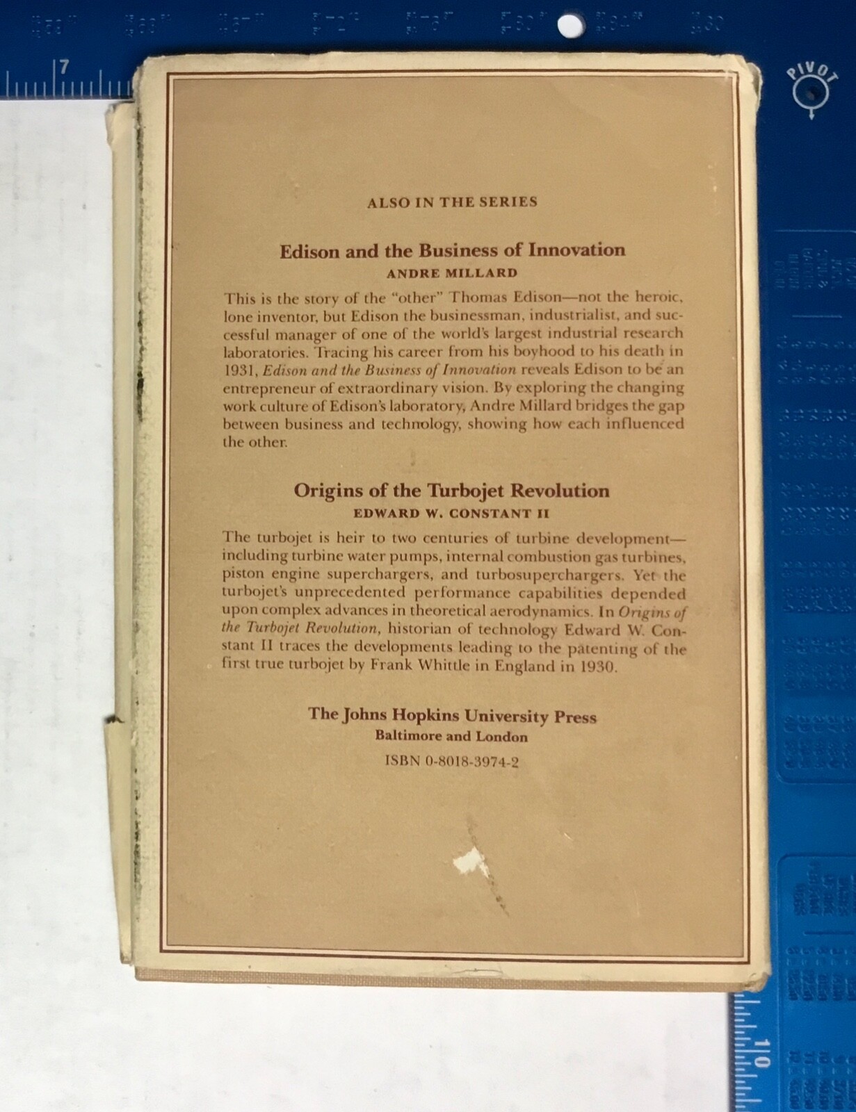 What Engineers Know and How They Know It by Vincenti 1990 Hardcover w/ DJ