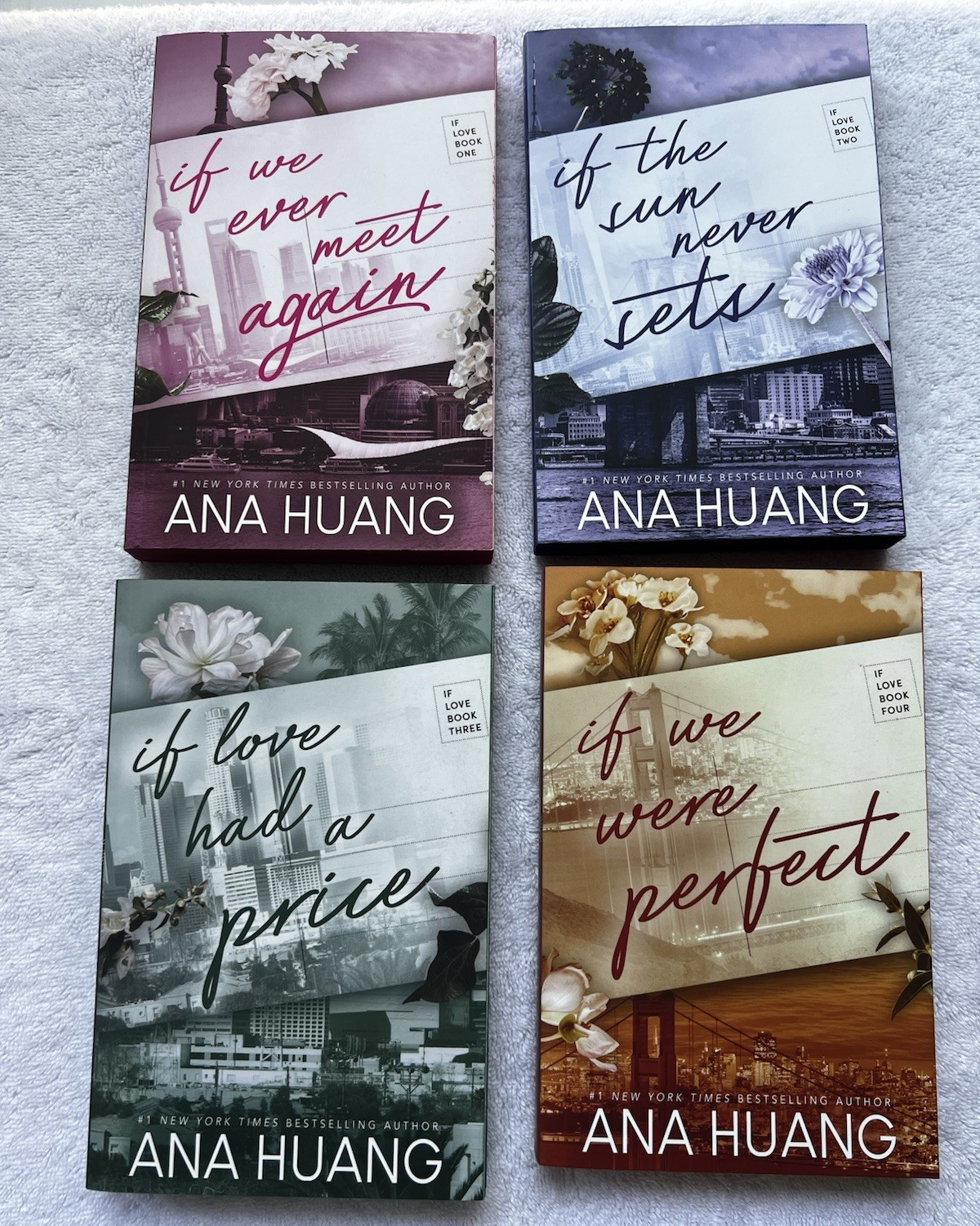 Ana Huang If Love Series Books 1-4 Paperback Set Romance Fiction Bloom Books
