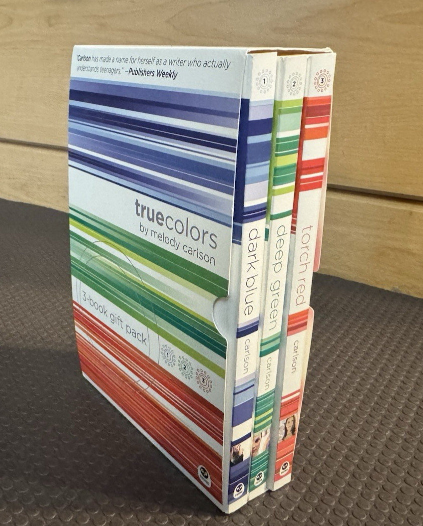 TRUE COLORS Volumes 1-3 BOX GIFT SET By Melody Carlson *LIKE NEW*