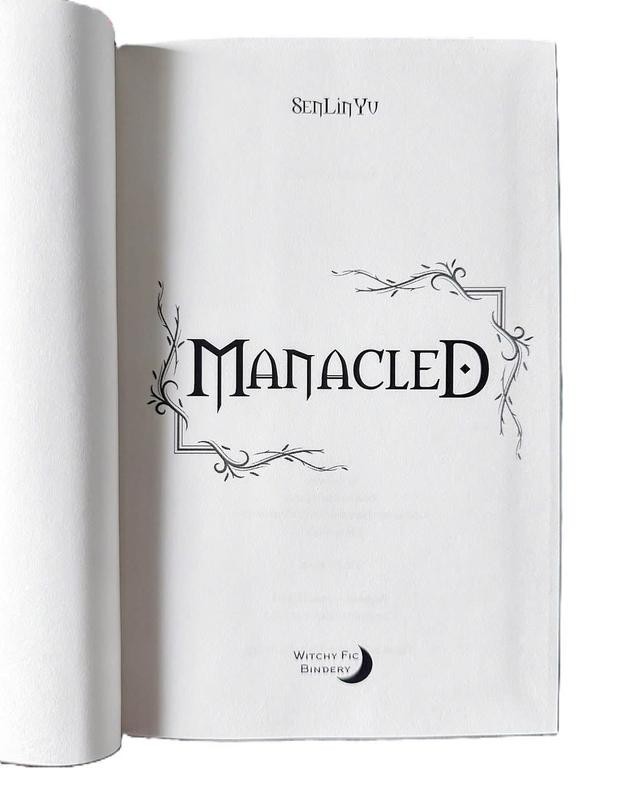 Entire Manacled Book with Illustrations – Hardcover by SenLinYu