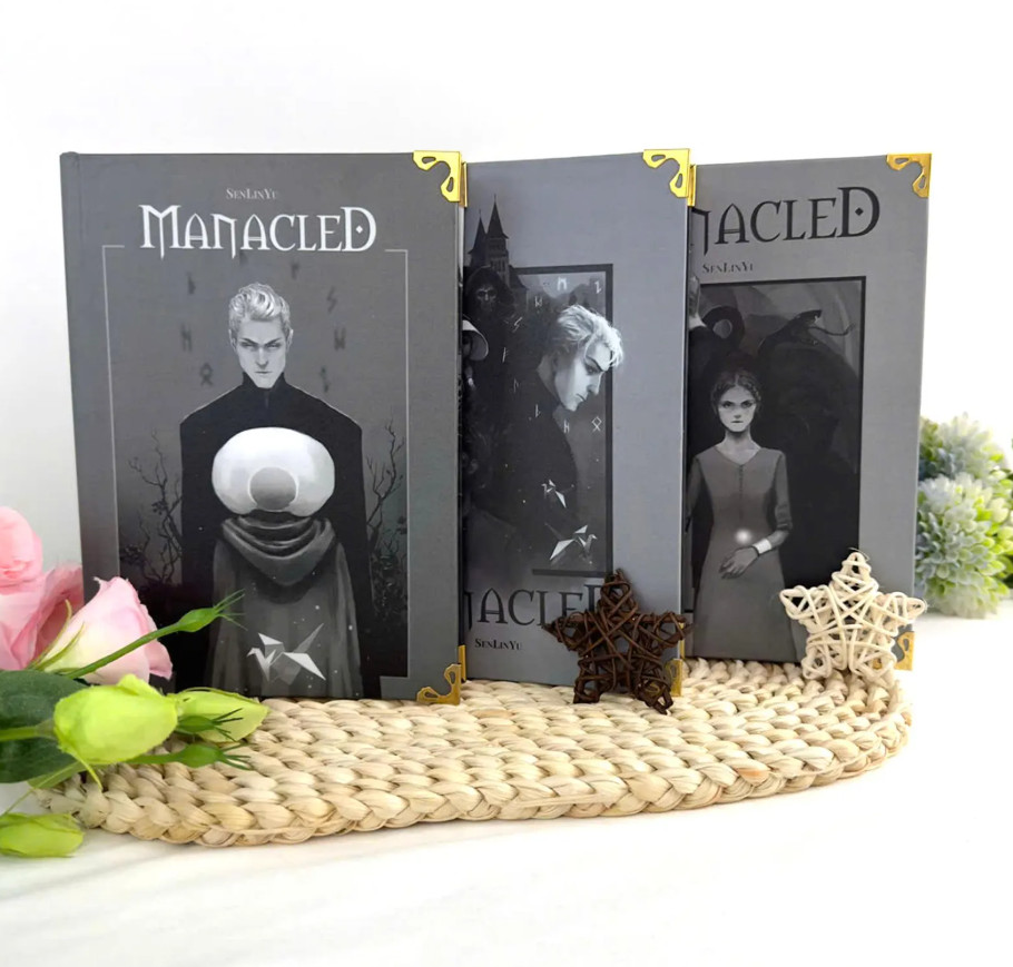 Manacled Book – Deluxe 3-Volume Edition with Illustrations – Complete Series. Ex