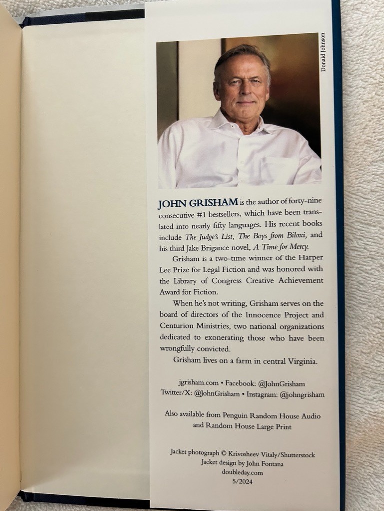John Grisham, Camino Series: Camino Island; Camino Winds; Camino Ghosts