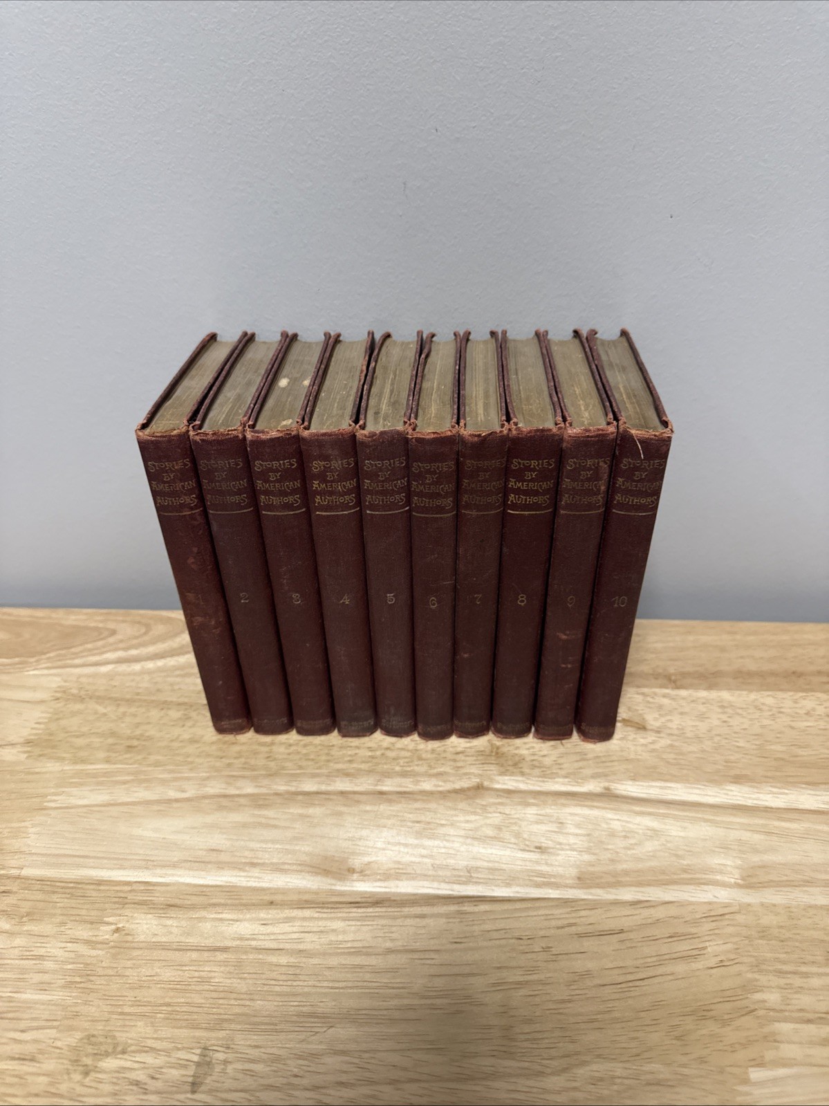 Stories by American Authors Complete 10 Volume Set From 1902 Scribners