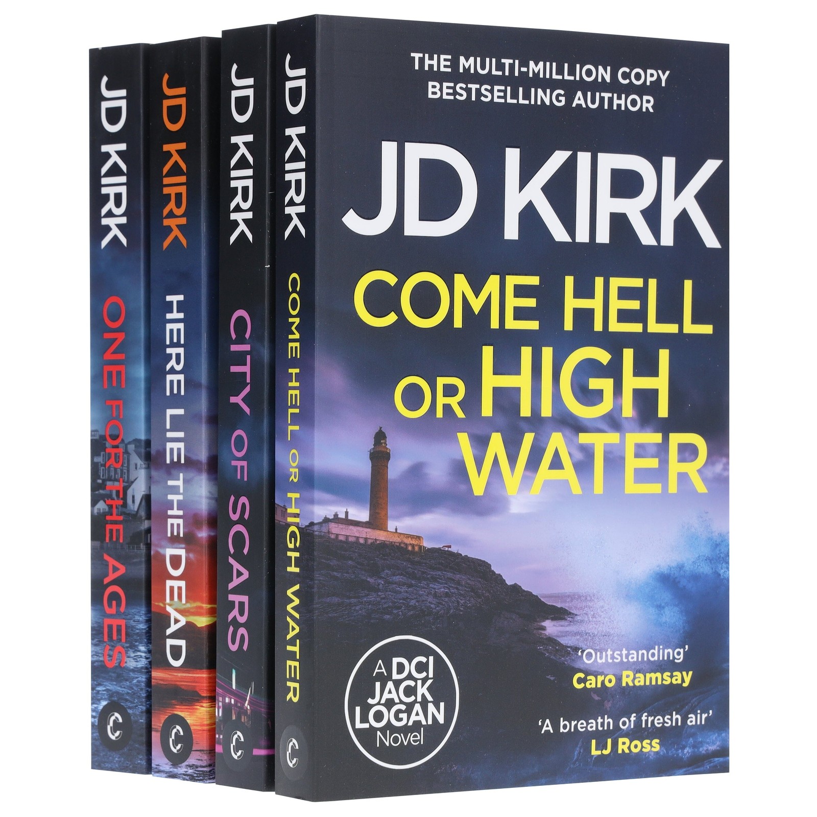 DCI Logan Crime Thrillers (Book 13-16) by JD Kirk 4 Books – Fiction – Paperback
