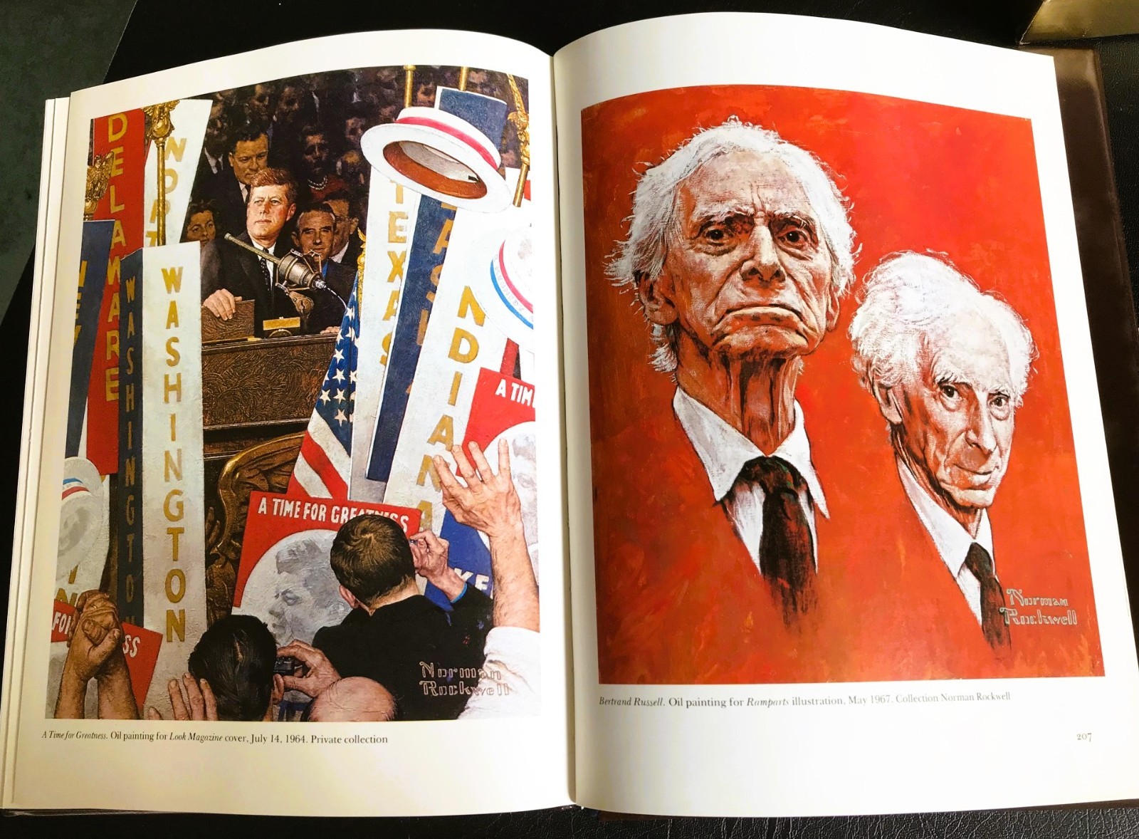 1979 Norman Rockwell Treasury Hardcover by Thomas S Buechner 216 Pages Foldouts