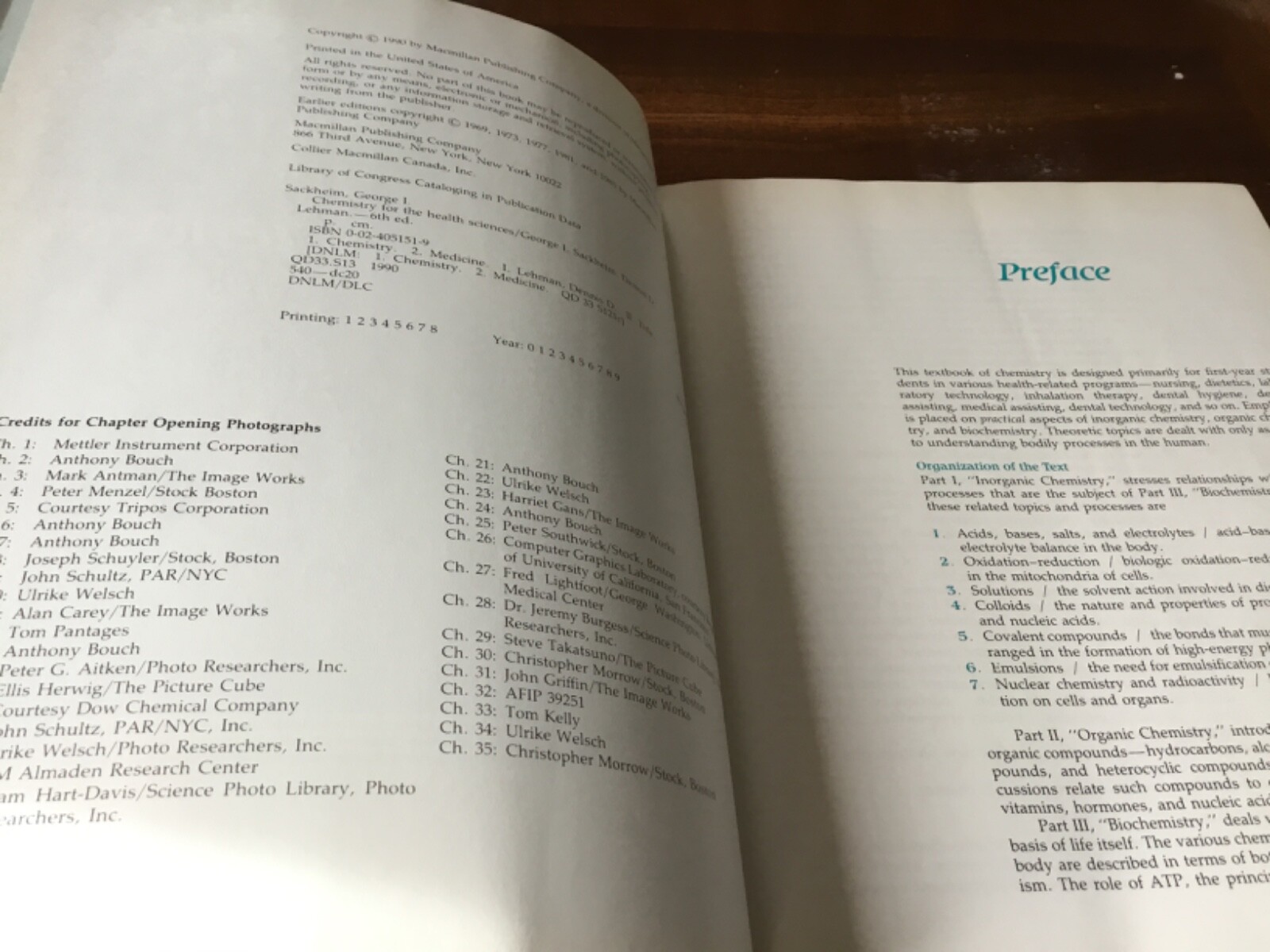 Chemistry for the Health Sciences by Dennis D. Lehman and George I. Sackheim…