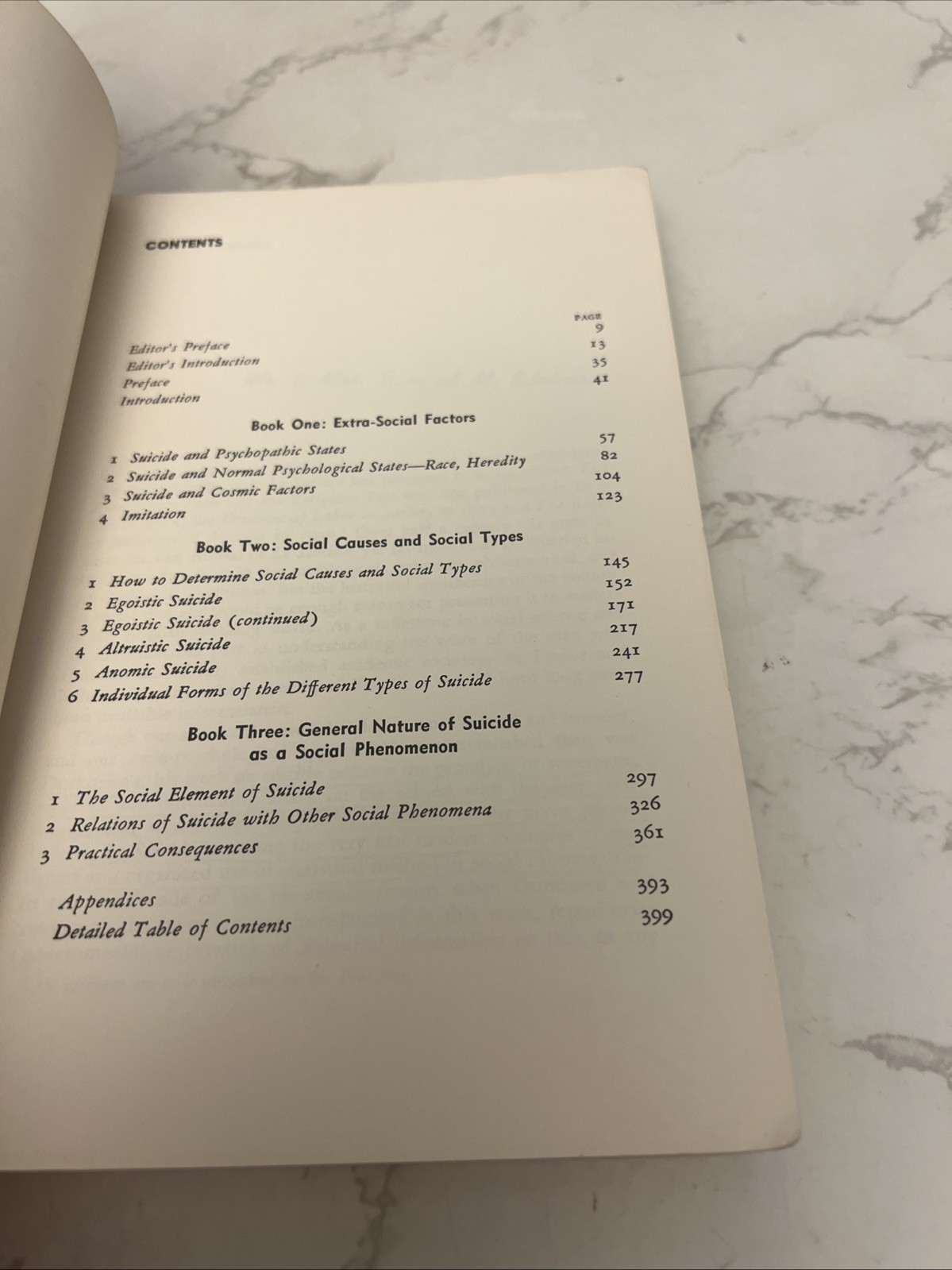 Vintage 1966 Suicide Study In Sociology Emile Durkheim Free Press Red PB USA