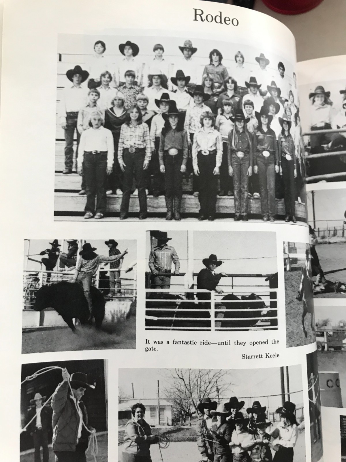 1982 The Round-Up Crockett Junior High School Yearbook, Odessa, Texas