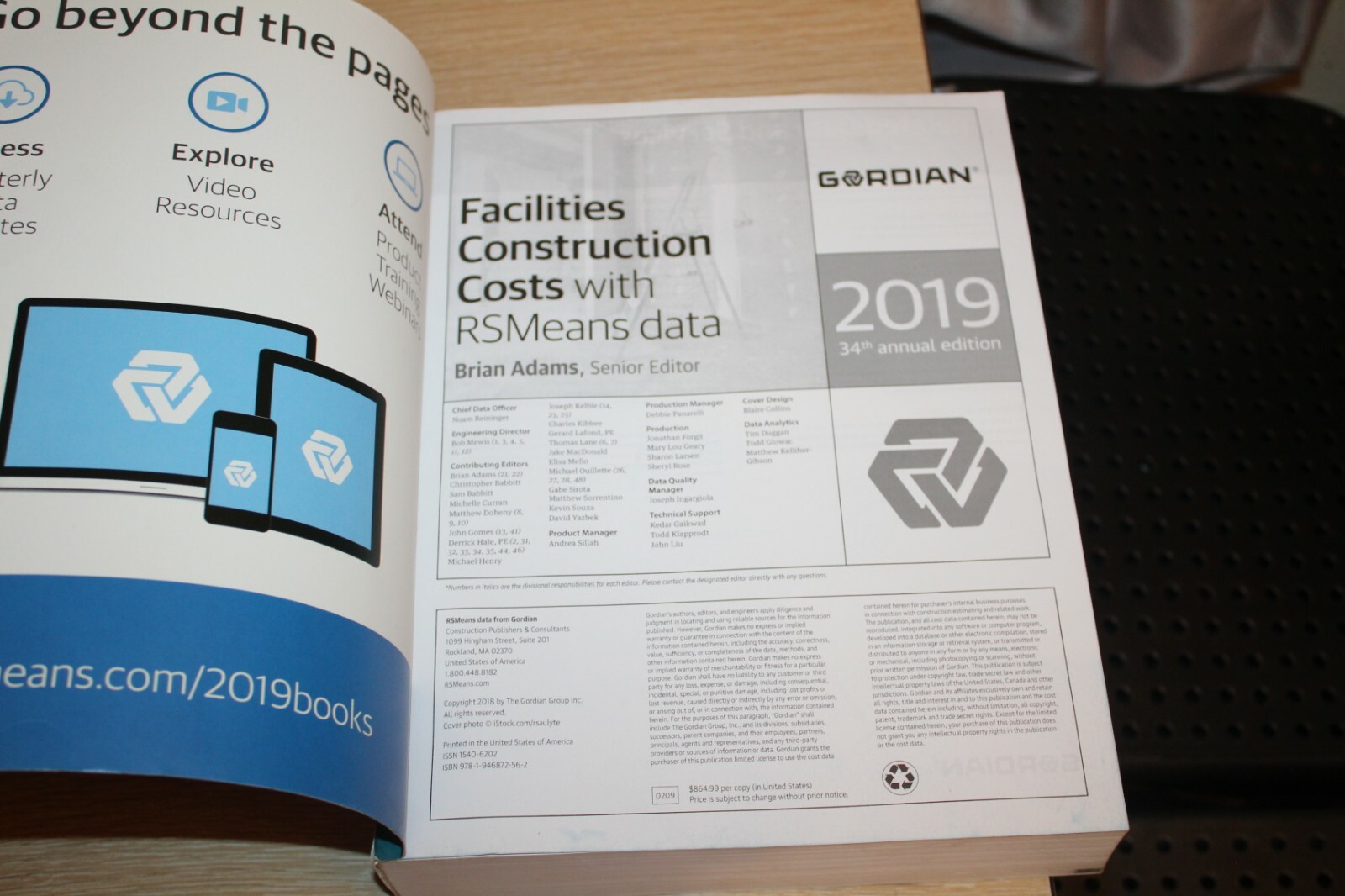 Facilities Construction Costs with Rsmeans Data : 60209 (2018, Trade Paperback)