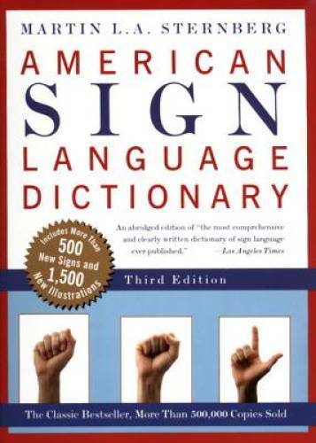 American Sign Language Dictionary, Third Edition – Paperback – GOOD
