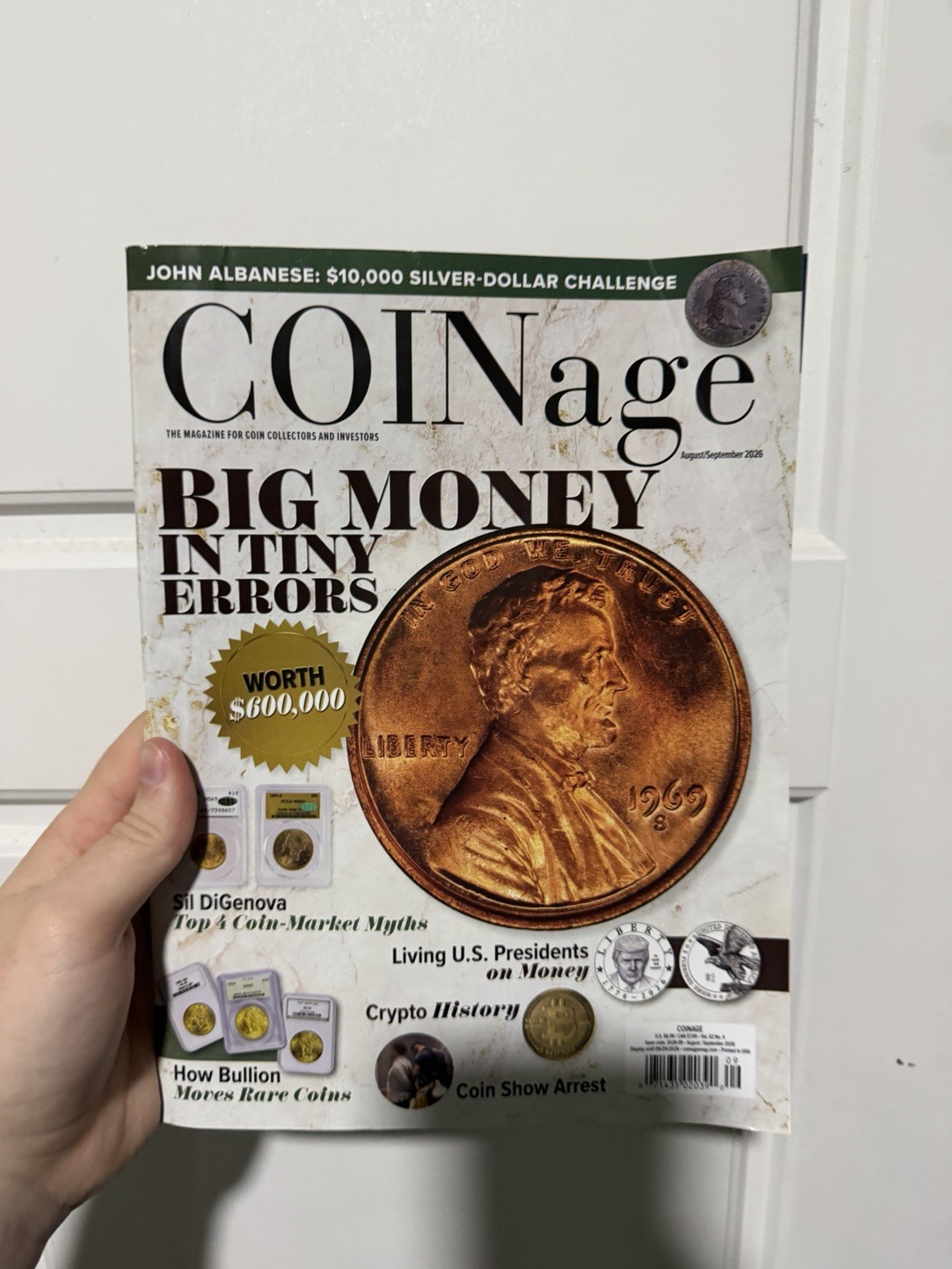 Coinage Magazine August/September 2026 Big Money In Tiny Errors