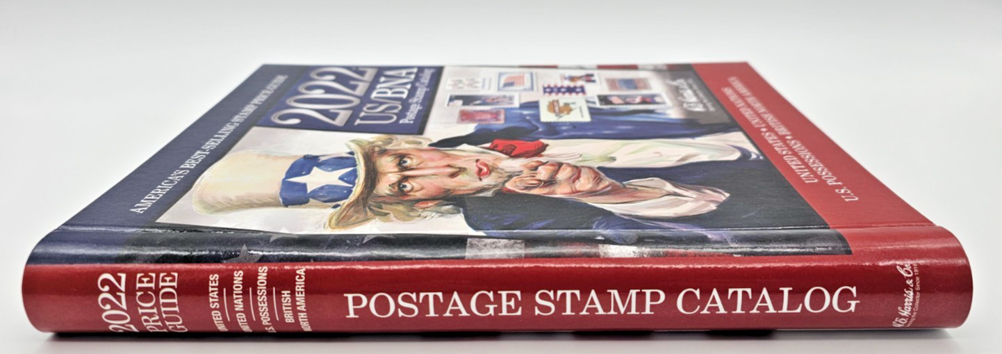 2022 US/BNA Postage Stamp Catalog Spiral Bound Hardcover H.E. Harris & Co. – NEW