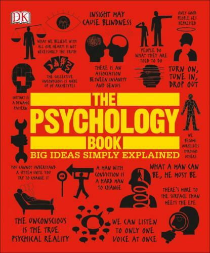 Psychology Book : Big Ideas Simply Explained by DK (2017, Trade Paperback)