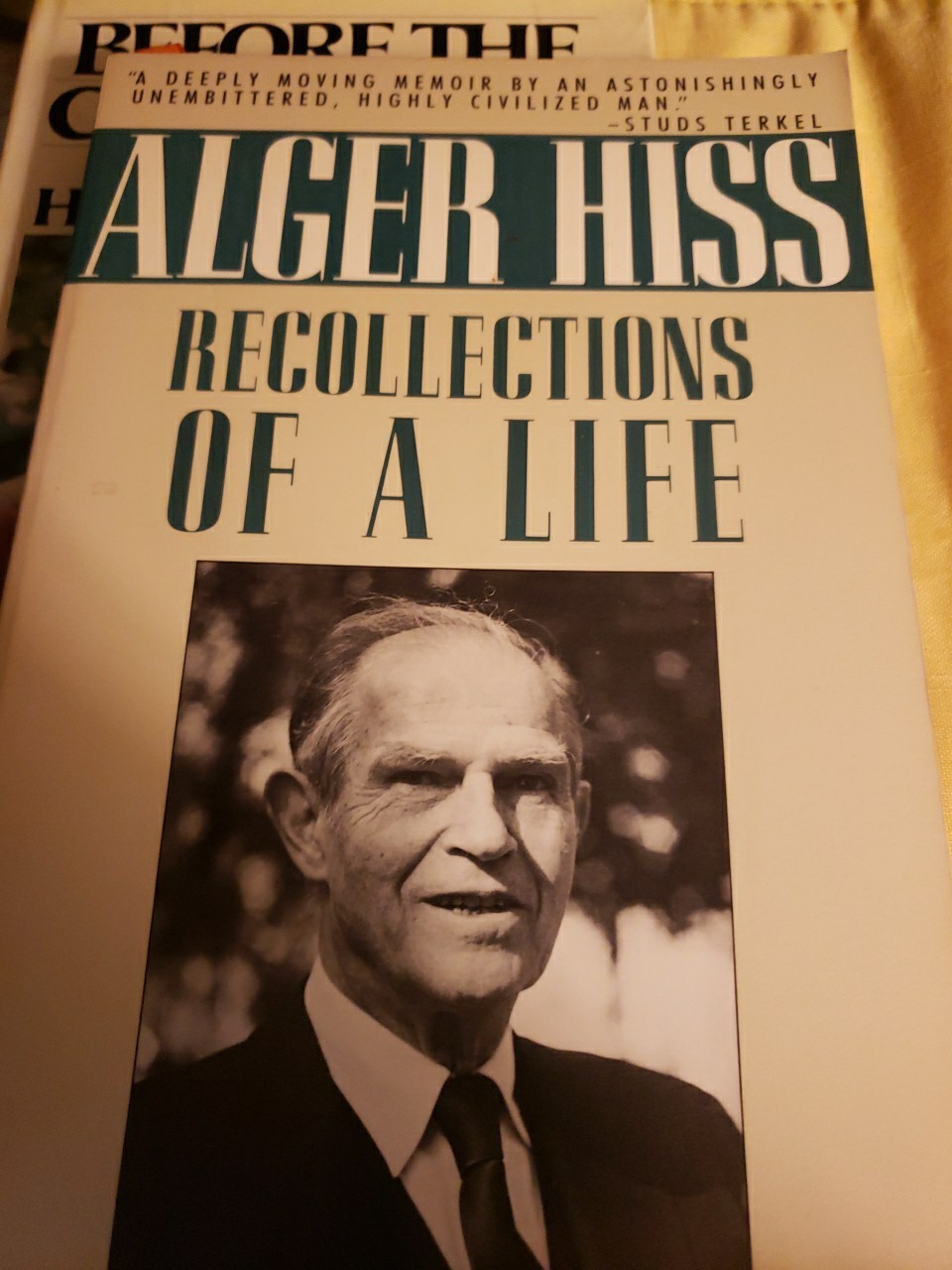 Recollections of a Life by Alger Hiss ( LB262 )