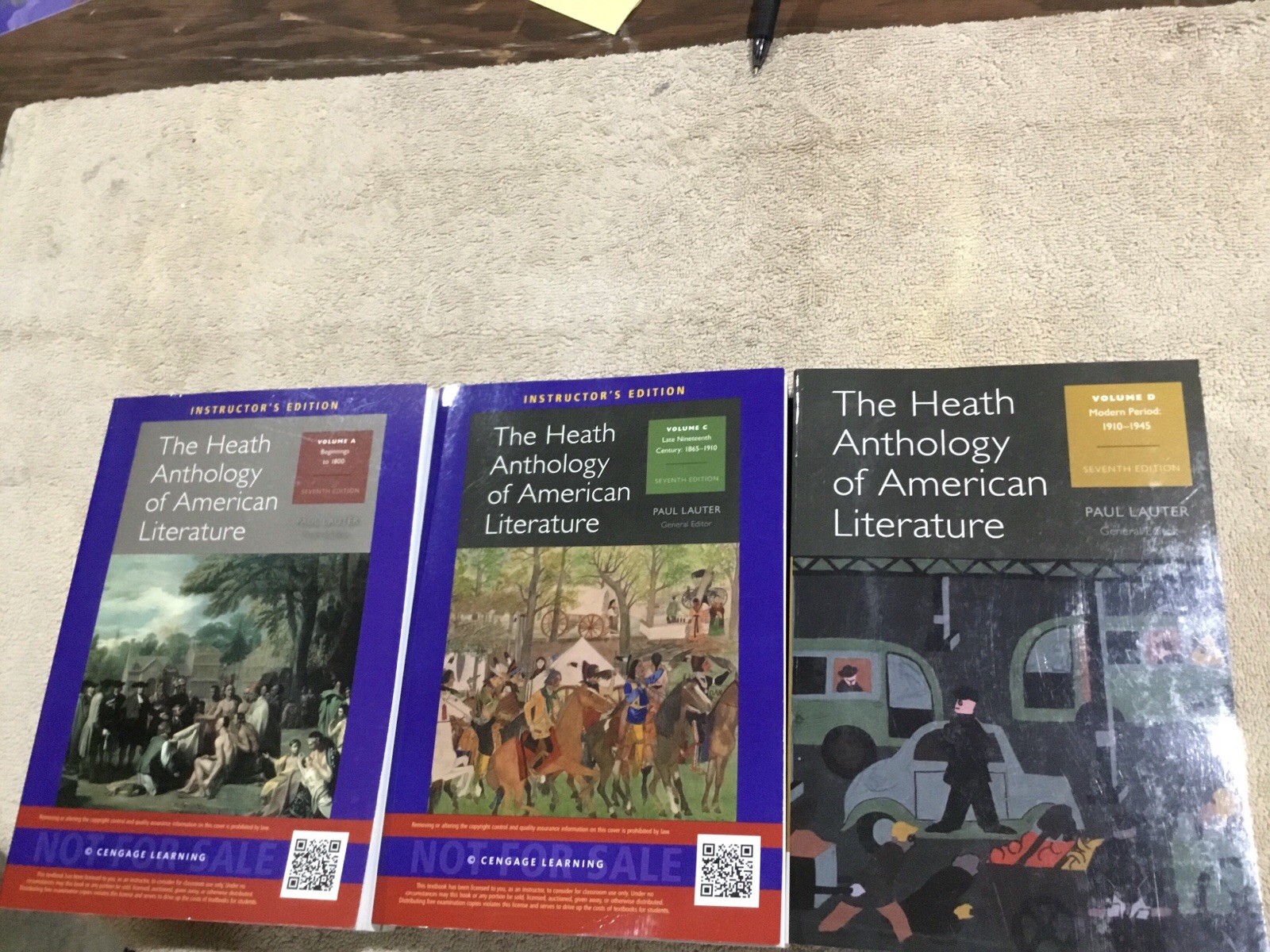 The Heath Anthology of American Literature: Volume D 7th Edition Paul Lauter