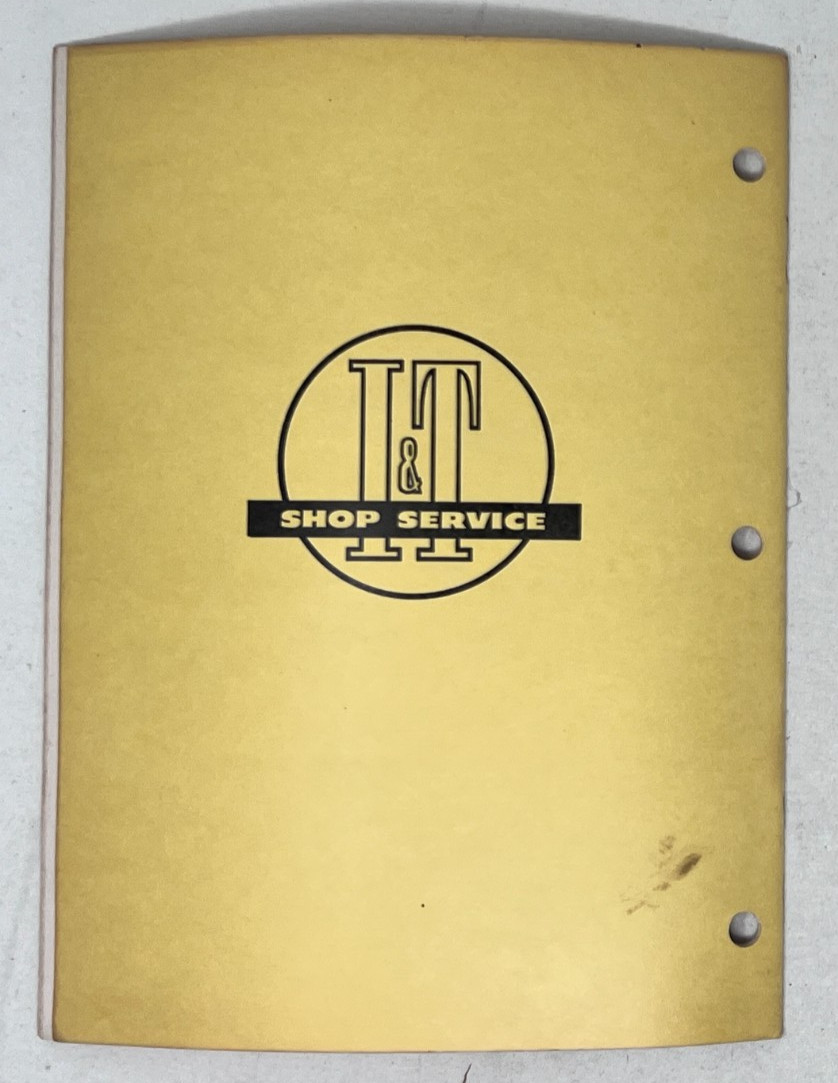 I&T Tractor Manual #IH-11 International Harvester Series 600 & 650 | 39 Pages