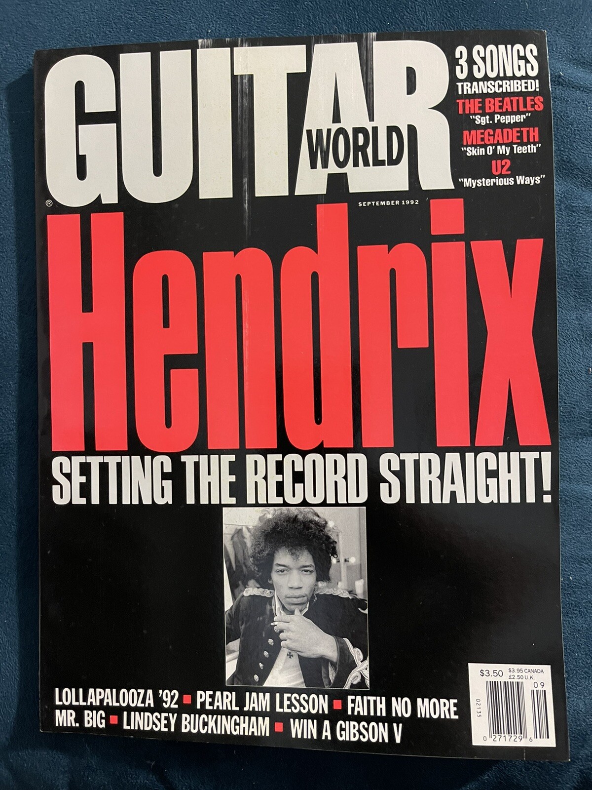 VINTAGE MUSICIAN MAGAZINE LOT ROCK N ROLL GUITAR 133 PCS HENDRIX SOUND SHEETS