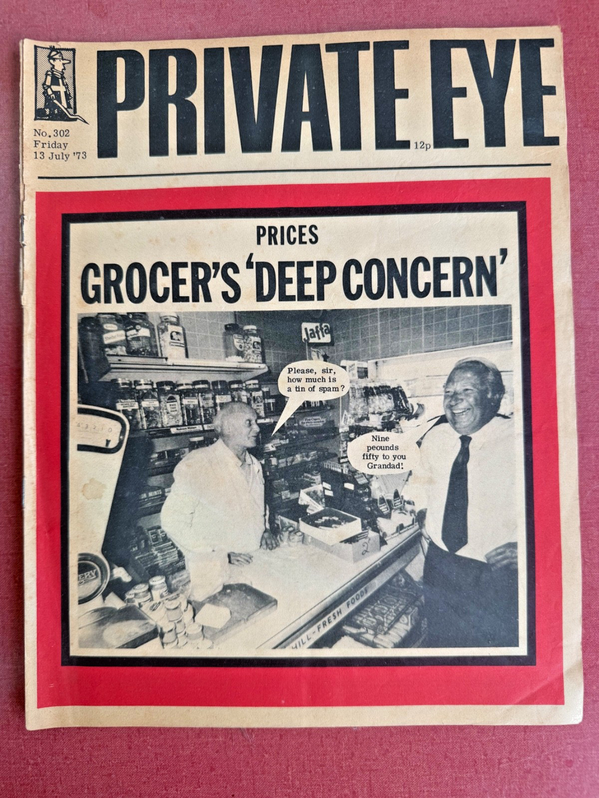 Private Eye: 1971-to 1973- 22 various issues, as shown