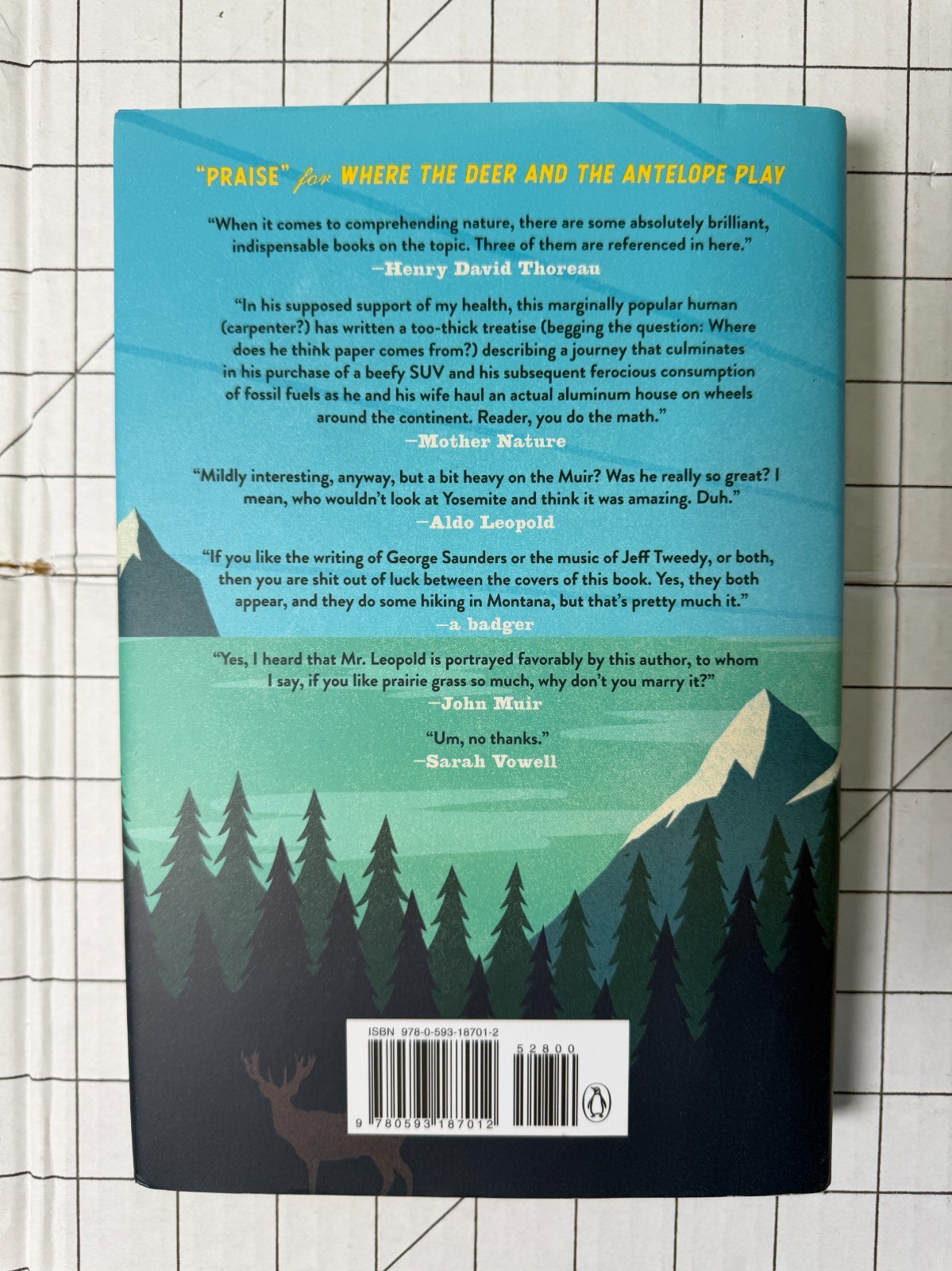 Where the Deer and the Antelope Play by Nick Offerman 2021, HC/DJ SIGNED