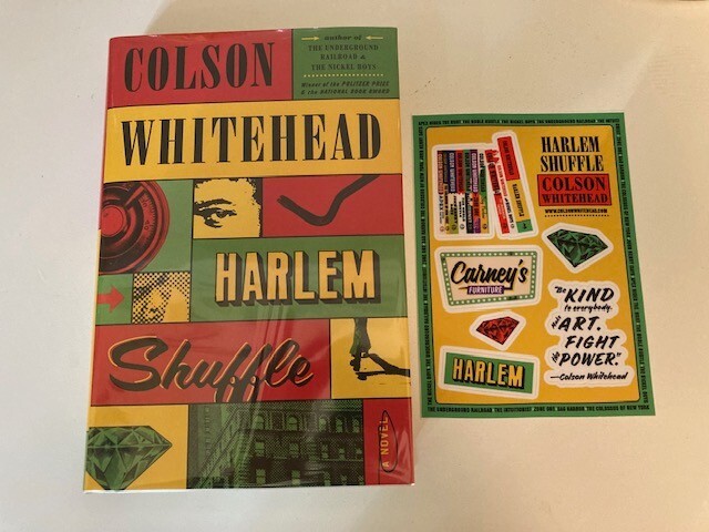 Harlem Shuffle by Colson Whitehead (2021, HC) 1st Printing w/Stickers Like New