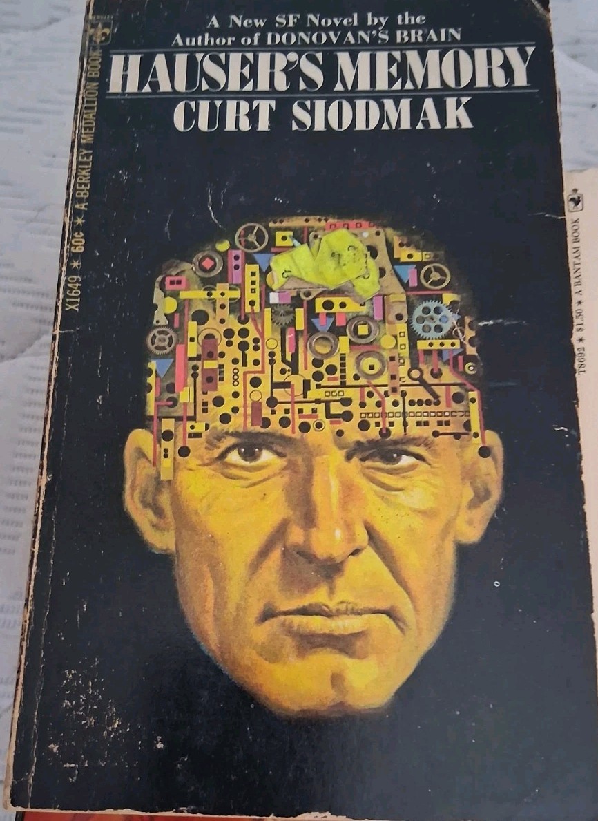 Hauser’s Memory by Curt Siodmak 1968 Vintage Paperback