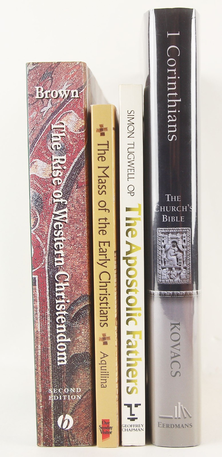 Early Church History Patristics Book Lot Peter Brown Apostolic Fathers 4x