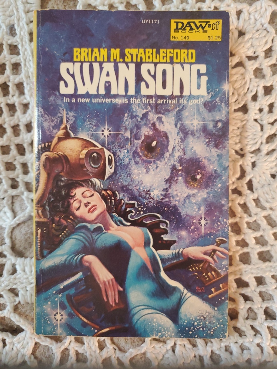 Swan Song by Brian M. Stableford DAW No. 149 1st 1975 Good