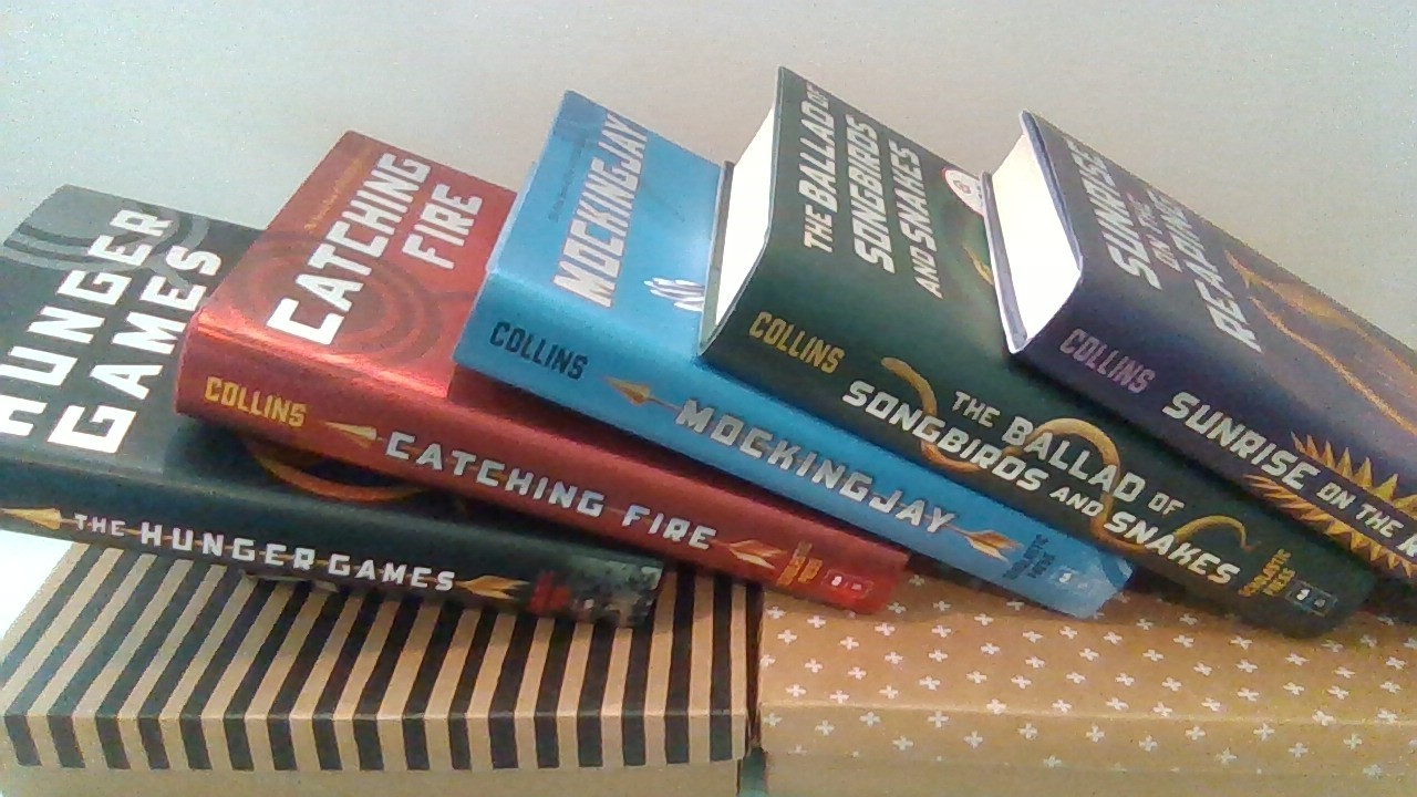 The Hunger Games- Complete Set, by Suzanne Collins, Vol 1-5, All 1st Ed., HC