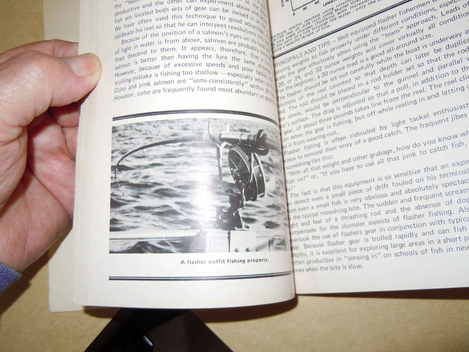 VINTAGE 1973 ” SALTWATER FISHING in WASHINGTON ” PAPERBACK BOOK – 198 PAGES