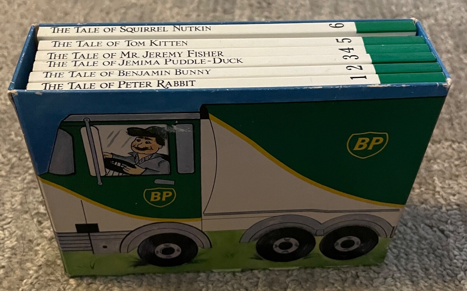 BP Gas Advertising Beatrix Potter Peter Rabbit Book Library Collection Box Set