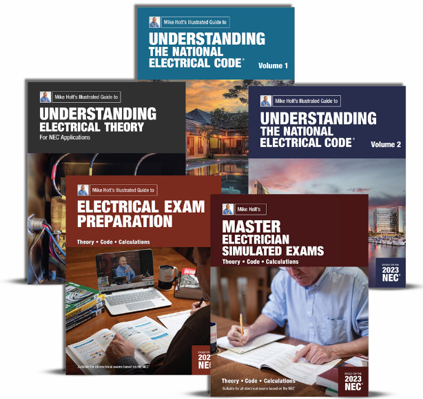 Mike Holt’s 2023 Master Exam Preparation Book Package