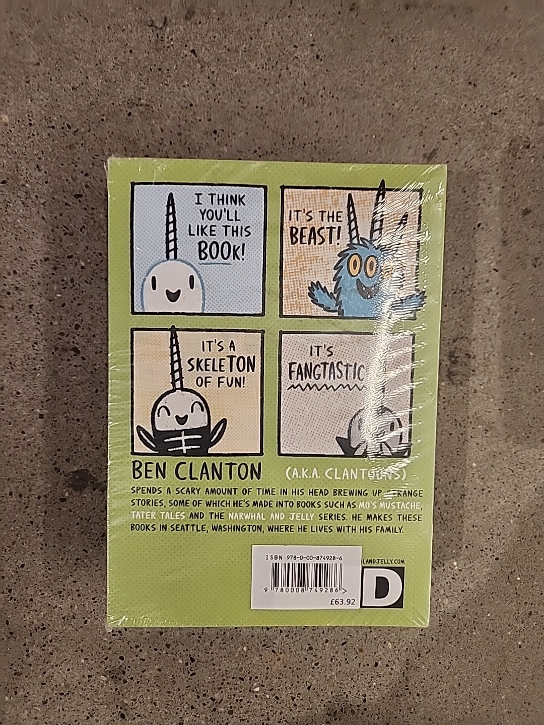 Narwhal and Jelly Series By Ben Clanton 8x Books Collection Set – Ages 4-8 Fs