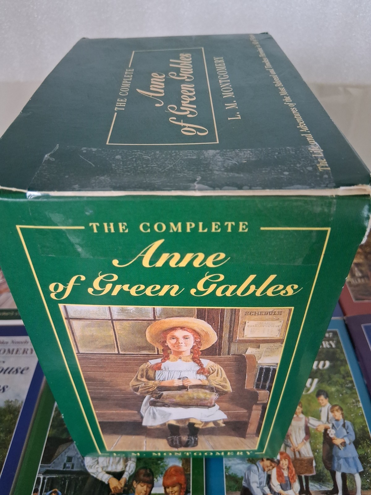 Anne of Green Gables Complete 8-Book Box Set L.M. Montgomery Bantam VTG 1990’s