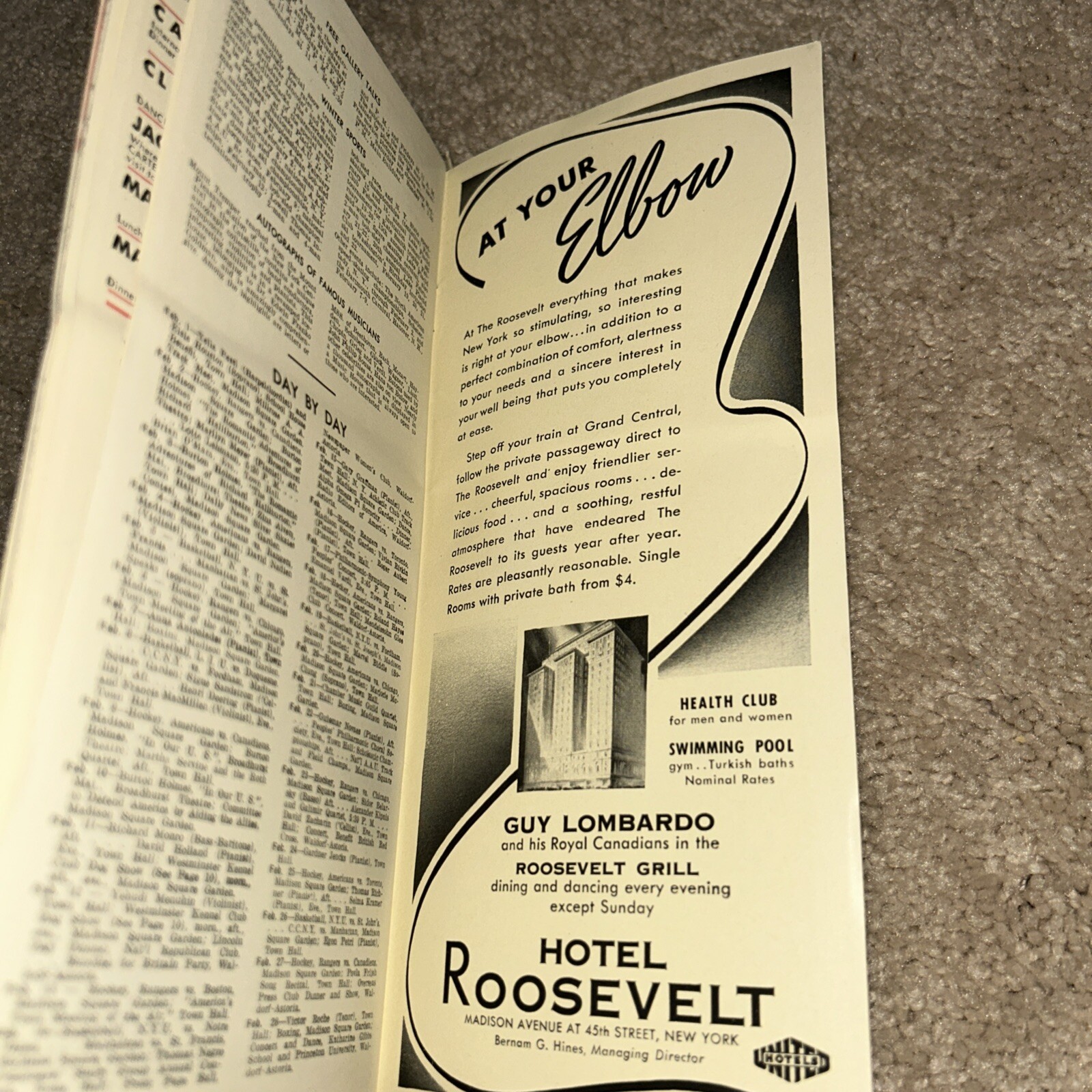 Feb 1941 THE NEW YORK VISITOR from THE NEW YORK CENTRAL SYSTEM Railroad 40 pages