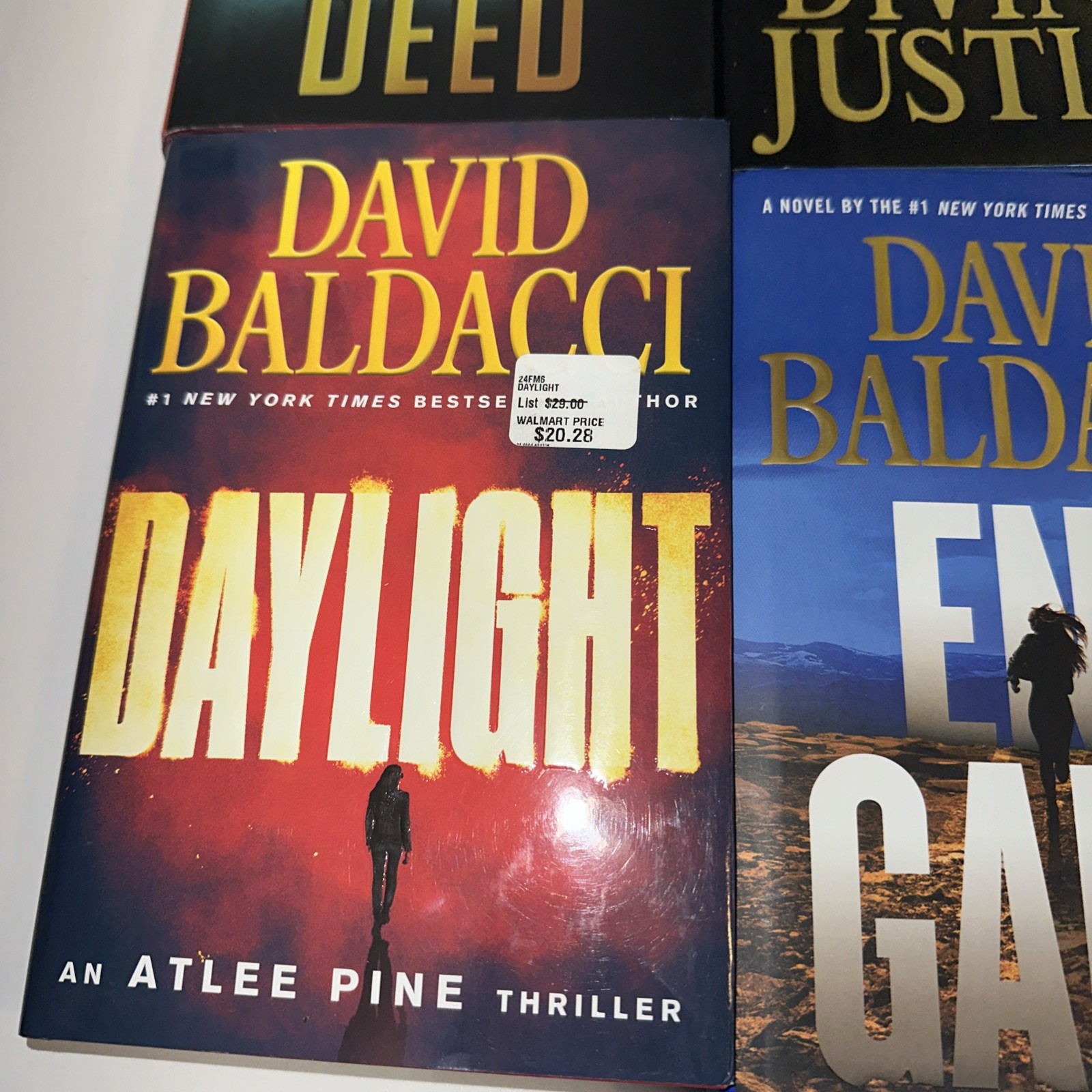 David Baldacci Thrillers / Lot Of 9 Hardcovers/DJ All First Editions