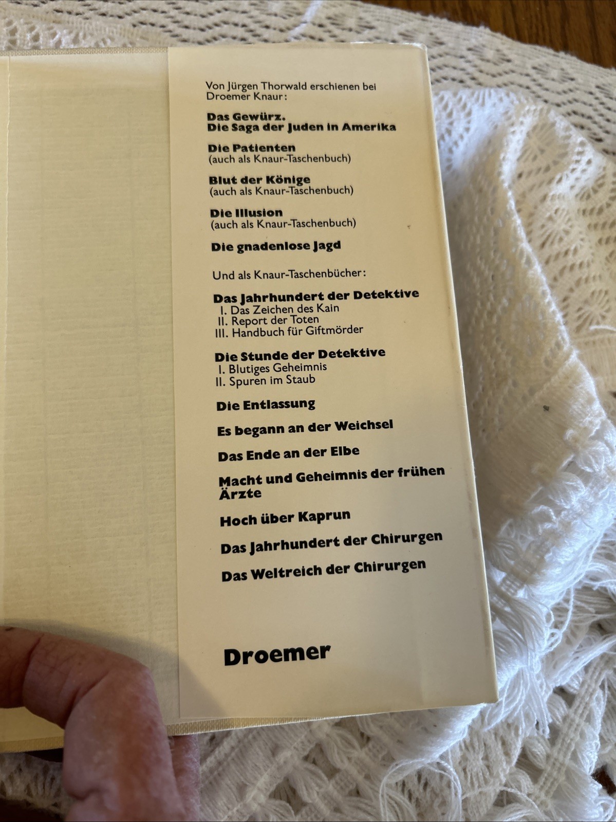 Die Grosse Flucht by Jurgen Thorwald German Hardcover 1979 512 Pages DJ