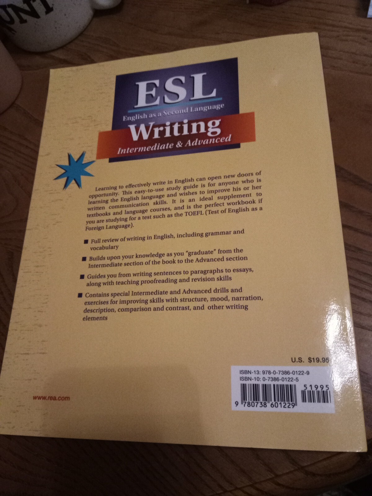 English As a Second Language Ser.: ESL Intermediate/Advanced Writing by Mary…