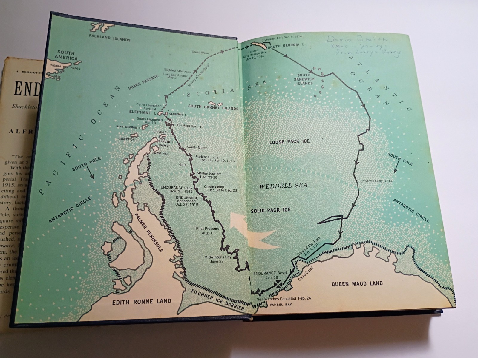 Endurance Shackleton’s Incredible Voyage – Alfred Lansing 1st Ed Third Print
