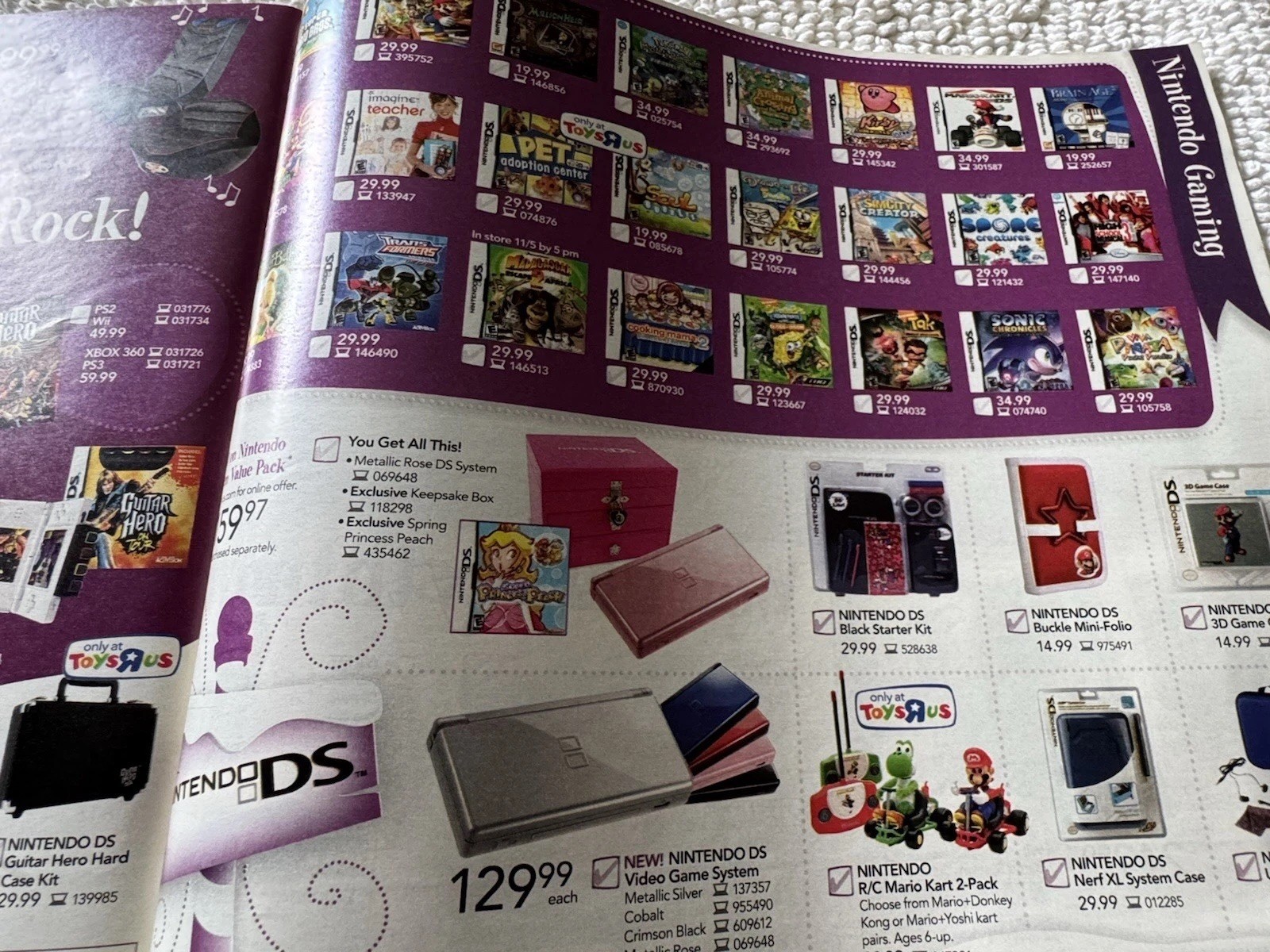 Toys R Us 2008 BIGGEST TOY BOOK EVER! Catalog Wii Nintendo DS PSP PS2 PS3 Xbox