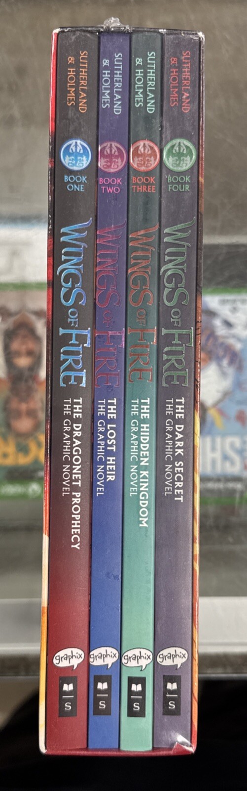 Wings of Fire Graphix Novels Collection Box Set (Books 1-4) By Tui T. Sutherland