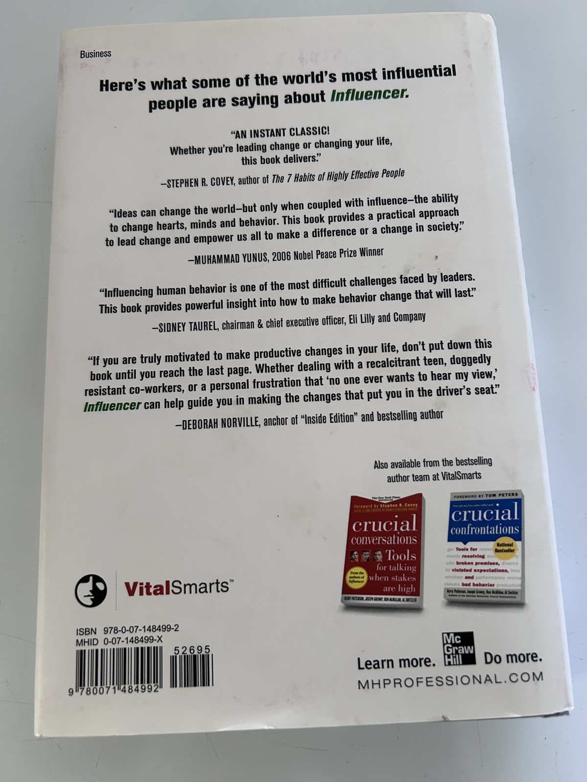 Influencer The Power to Change Anything – Kerry Patterson – Hardcover