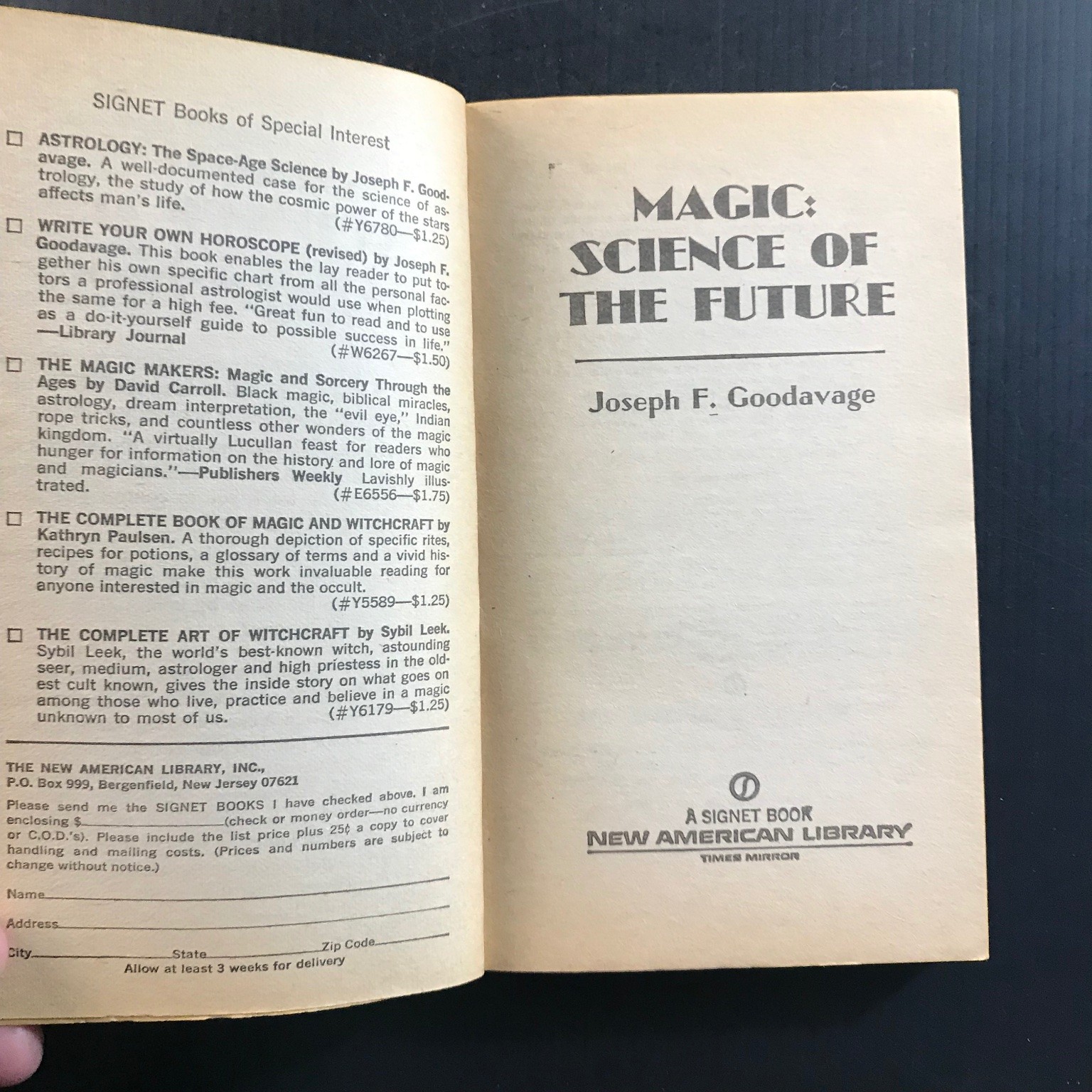 Magic William Goldman 1978 First Printing Psychological Thriller Horror