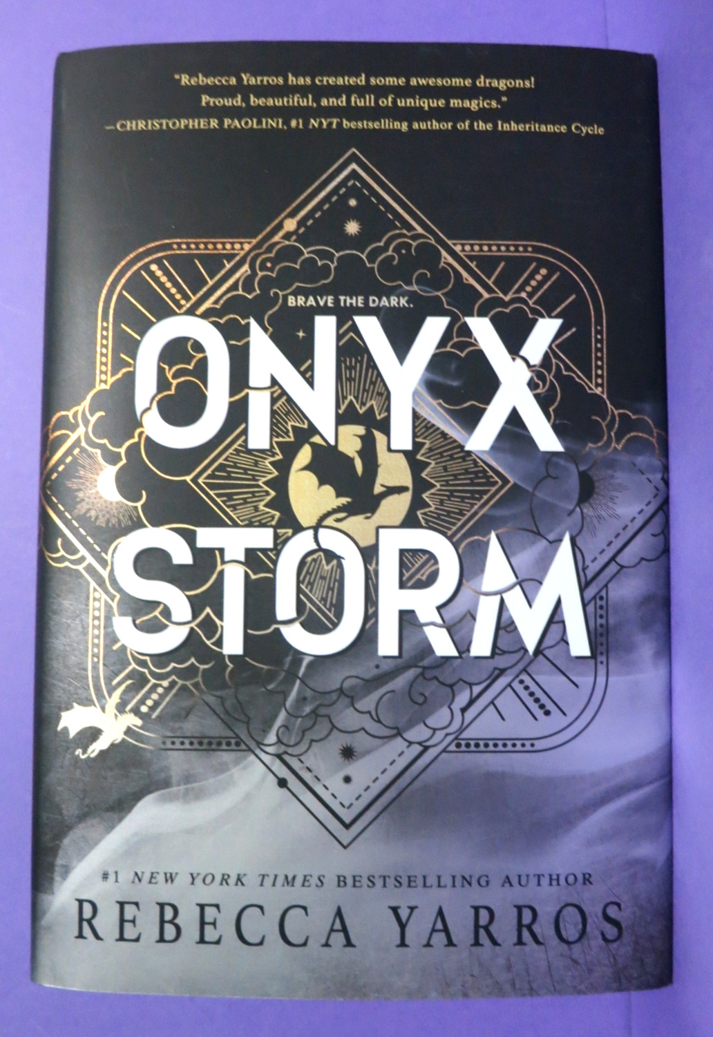 Onyx Storm Rebecca Yarros 2025 1st Edition Hardcover DJ Empyrean