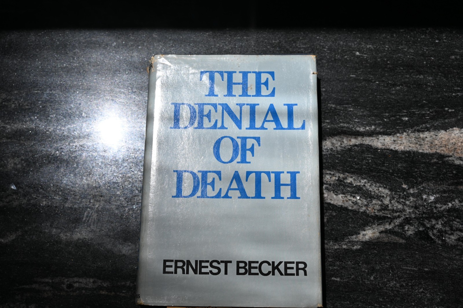 The Denial of Death Ernest Becker 1973 First Printing Free Press Pulitzer